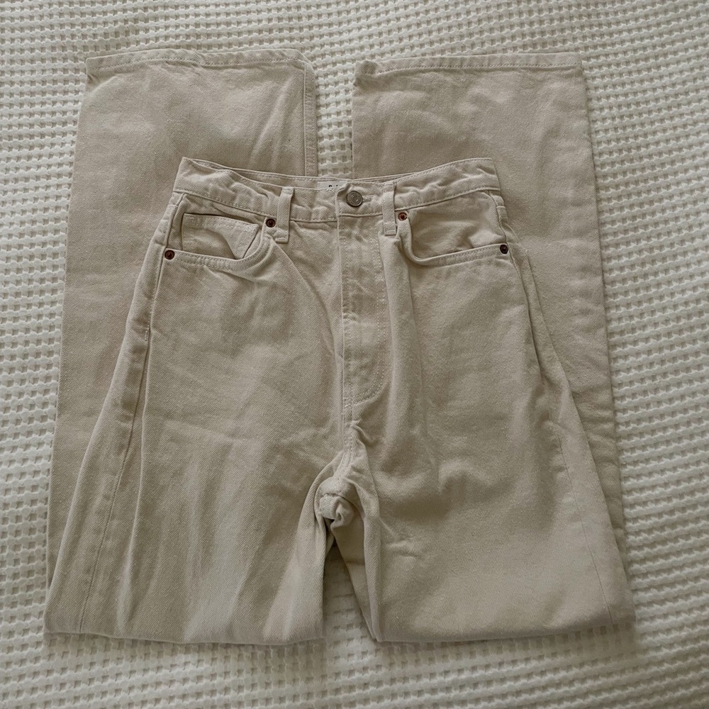 Reformation Cream Denim